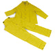 Vented Heavy-Duty 2 Piece Rain Suit, Laminated Vinyl (Safety Yellow)