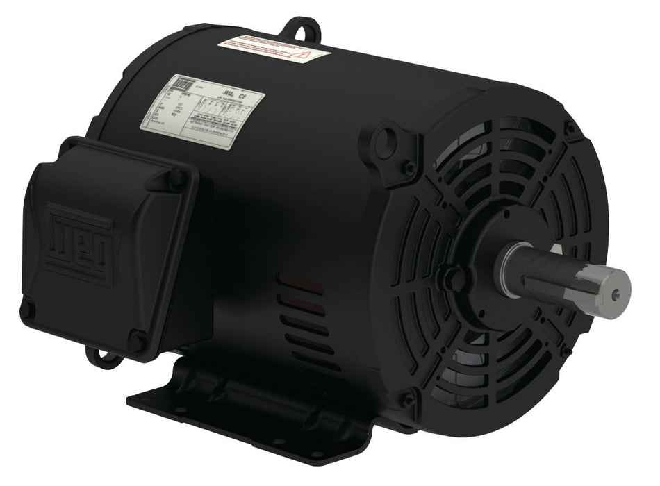 TEFC Motor, 5HP 230V 1-Phase RPM 182/4T Frame